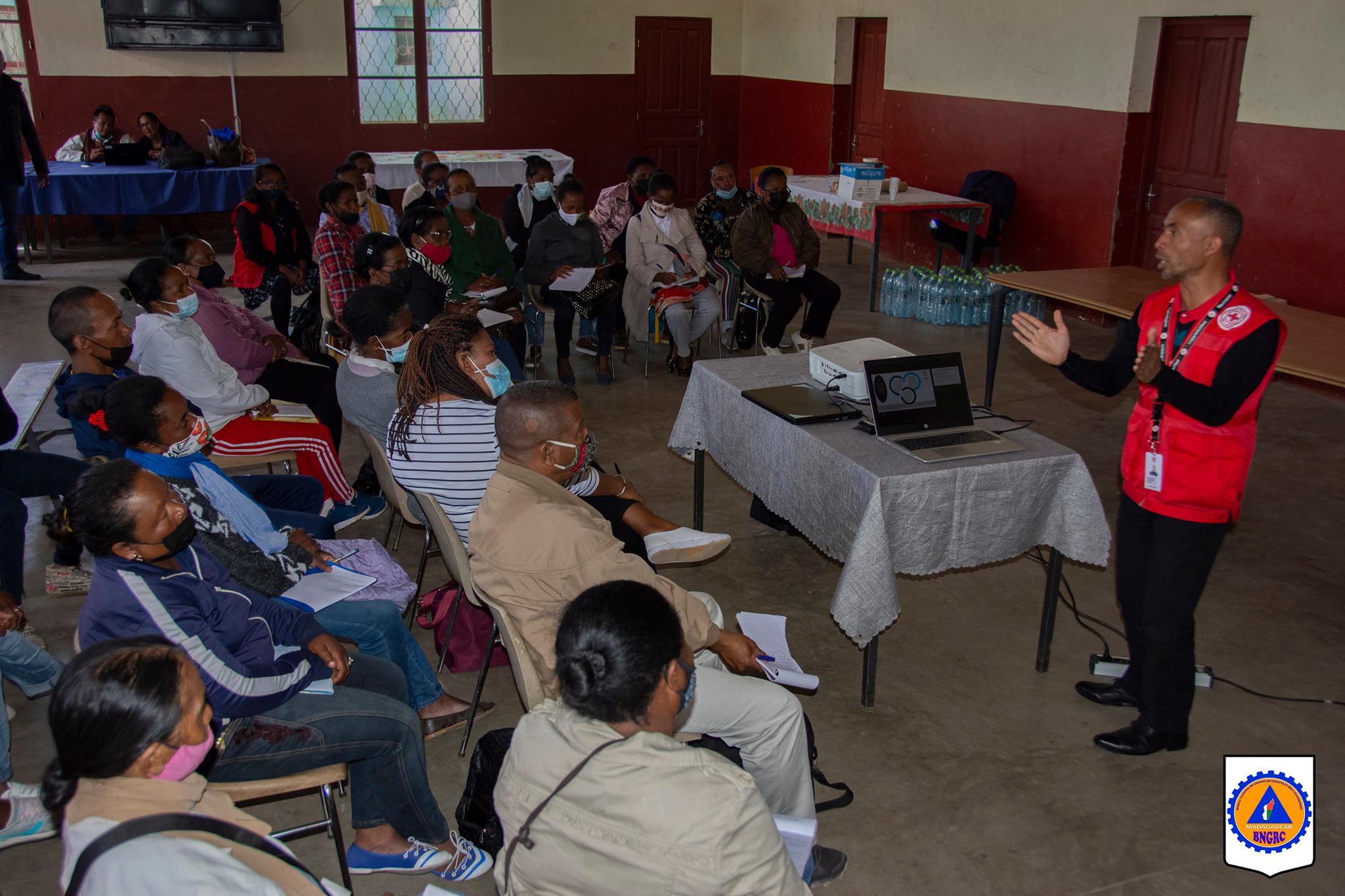 Croix-Rouge Malagasy : Tetikasa fanalefahana ny loza sy ny tadidom-doza miaraka amin'ny Croix-Rouge Allemande